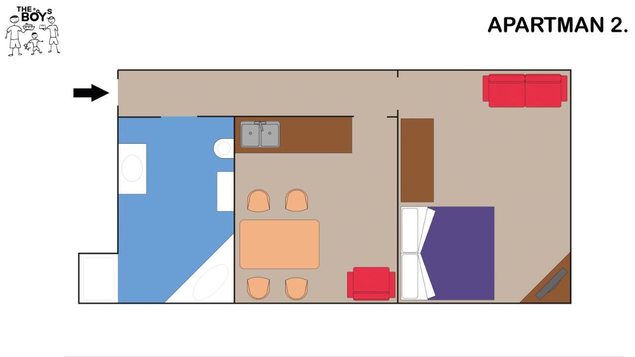 The Boys Apartman Сиофок Екстериор снимка