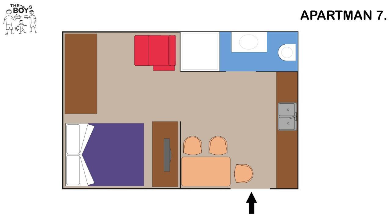 The Boys Apartman Сиофок Екстериор снимка